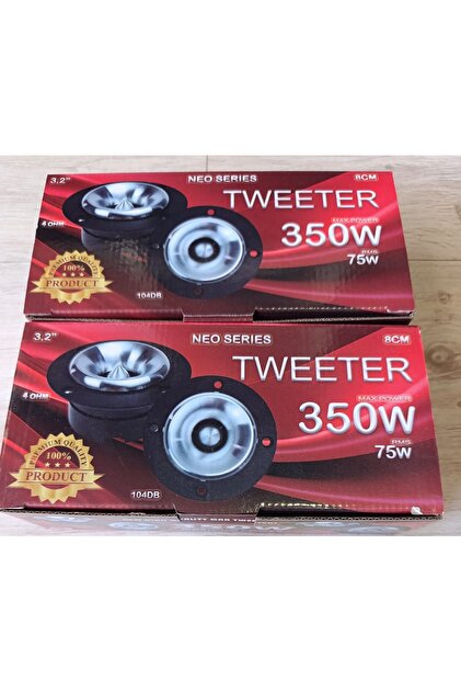 NS AUDIO 350 W NEOMİDYUM MIKNATIS 8CM DOME TWEETER 3.2