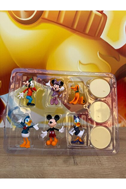 scntoys Mickey Mouse Minnie Donald Duck Goofy Pluto Daisy 6'Lı