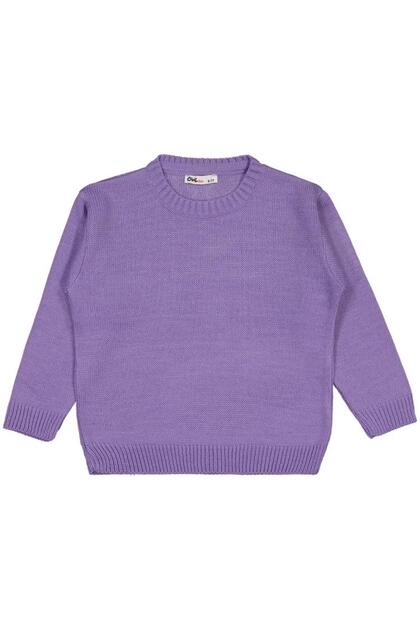 Plain Sweater for 6-9 Years Old - Lilac