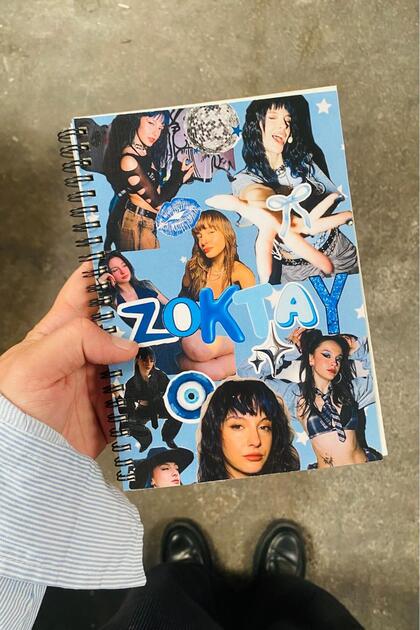 Spiral A5 Notebook Manifest Zoktay Collage (200 Pages)
