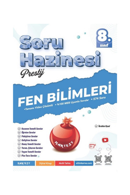 Nartest Yayınları Nartest 2026 8.Sınıf Prestij Matematik,Fen