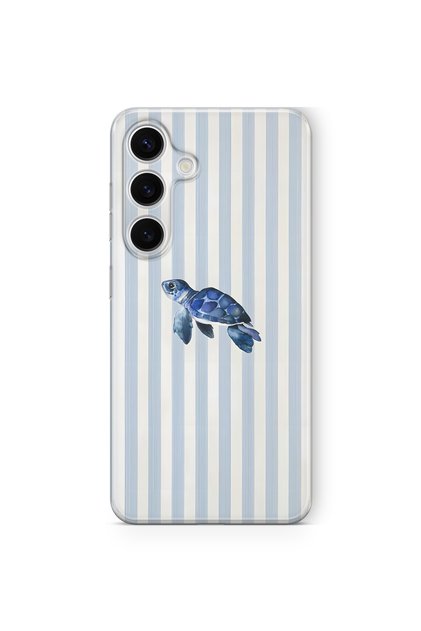 Samsung Galaxy A57 Compatible Transparent Phone Case with Sea Turtle Pattern