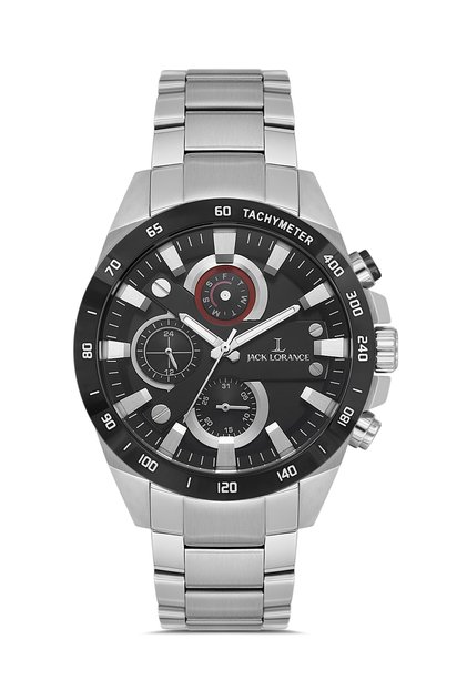 Jckjls11712M.01 Black & Silver Steel Men's Wristwatch