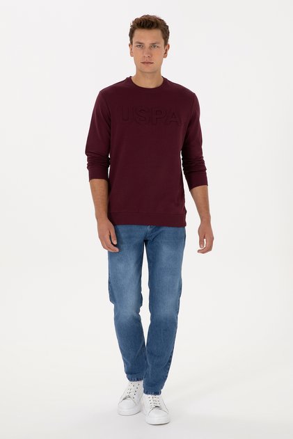 Hellblaue Herren-Jeanshose mit schmaler Passform 50316545-DN0021