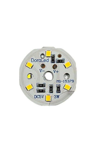 DORA LED 5Volt 3Watt Smd 2835 Ledli Led Modül Gün Işığı 5V 3W