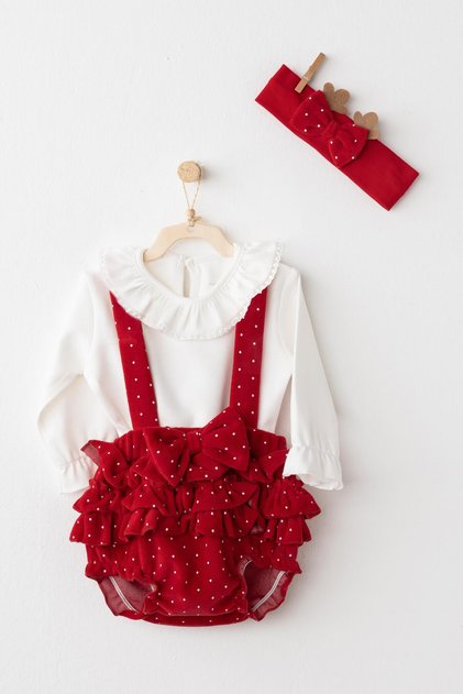 Baby Girl Romper Set 3 Pieces Ac26314