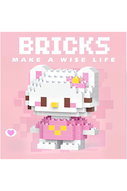 HEY GİDİ GİFT Bricks Hello Kitty Mini Bricks 3D Puzzle / Hello