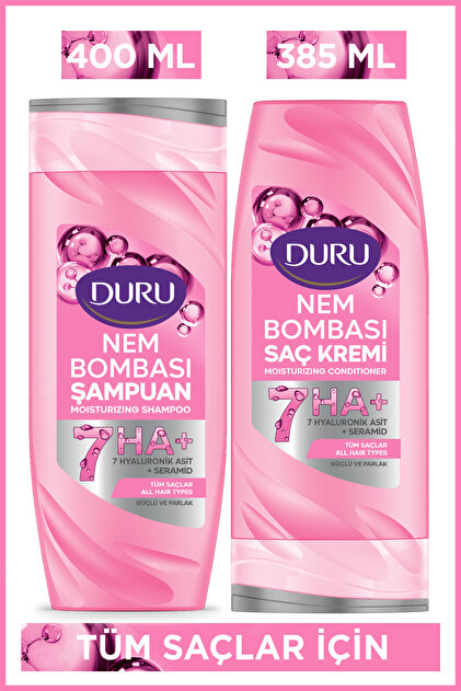 Moisture Bomb Shampoo for All Hair Types 400 ml & Conditioner 385 ml