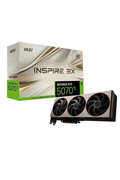 MSI GeForce RTX 5070 Ti 16G INSPIRE 3X OC 16GB GDDR7 256 Bit DLSS