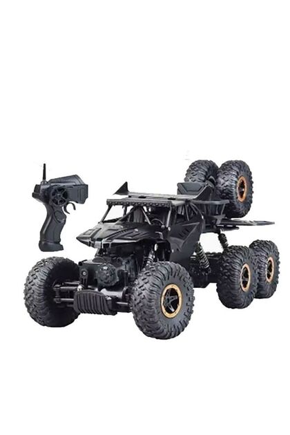 Children's Remote Control Six Wheel Drive Off-road Vehicle Black 38 cm
