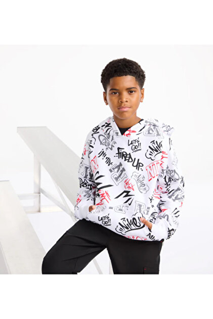 nike graffiti sweatshirt