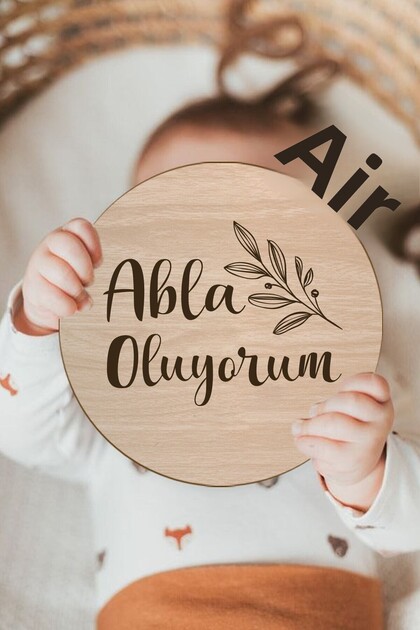I'm Becoming a Big Sister Baby Photo Shoot Card Newborn Photo 16.5cm Baby Memory Card