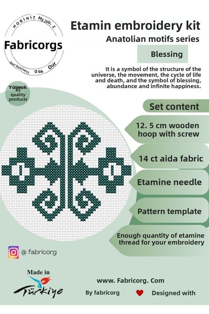 Cross Stitch-Etamine Embroidery Kit (Abundance)