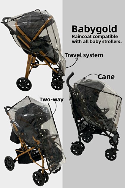 Custom Size XL Size Baby Stroller Rain Cover