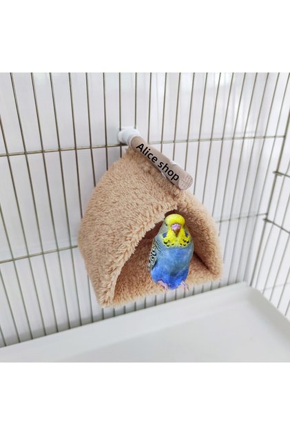 Tent Bed Nest with Perches for Budgie Paradise Lovebird and Birds of All Sizes