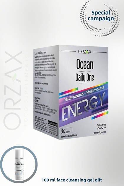 Daily One Energy 30 Tablets + 100 ml Facial Cleansing Gel Gift