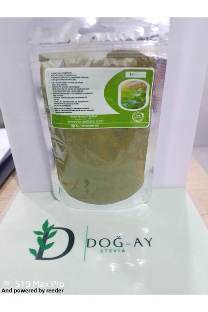 Stevia Turkey Sugar Grass Green Powder 3 Pcs 100 Gr