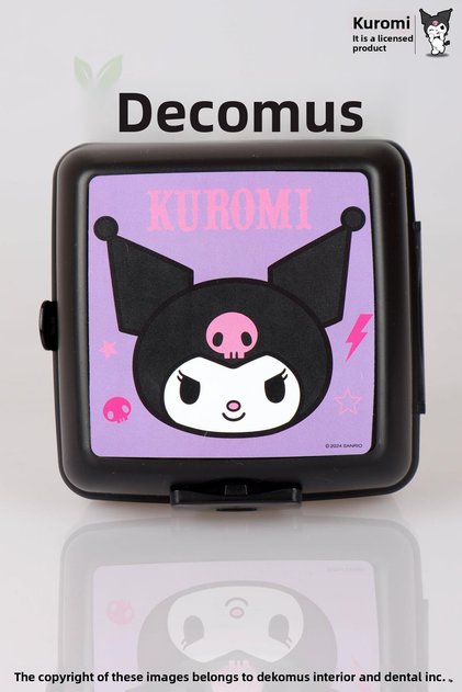 New Season Licensed 2-Tier Lunch Box with Dekomus / Lunch Box "With Wet Wipes Gift"