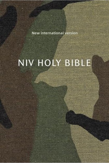 Niv Holy Bible Compact Paperback Woodland Camo Comfort Print