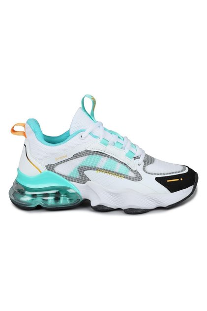 30906 White - Blue Women's Sneaker Casual Sneakers