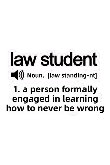 "Law Student" Laptop Notebook Tablet Phone Sticker