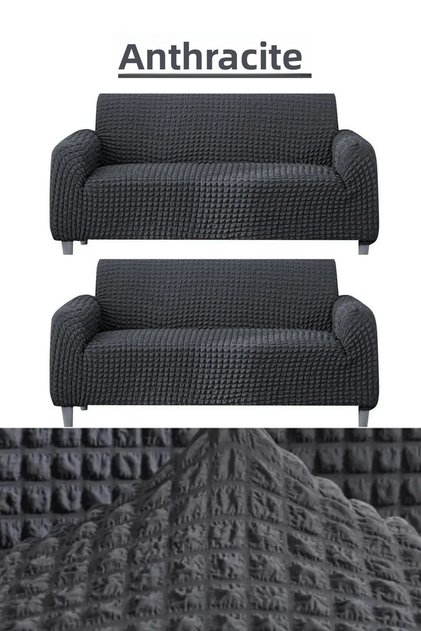 Bürümcük 3+3 Seat Cover. Stretch Stretch Stretch Elastic Sofa Bed Sofa Cover Without Skirt. 2 Pcs 3