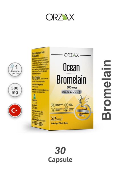 Bromelain 500 Mg 30 Capsules