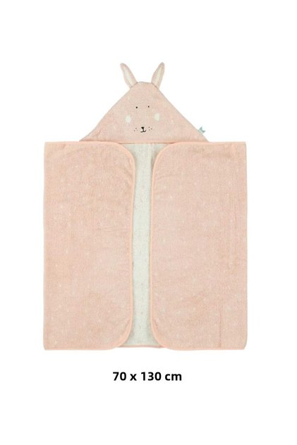 Outlet 100% Cotton Baby Girl-Boy Bath Towel Swaddle Large Size 70X130Cm Powder/Fox