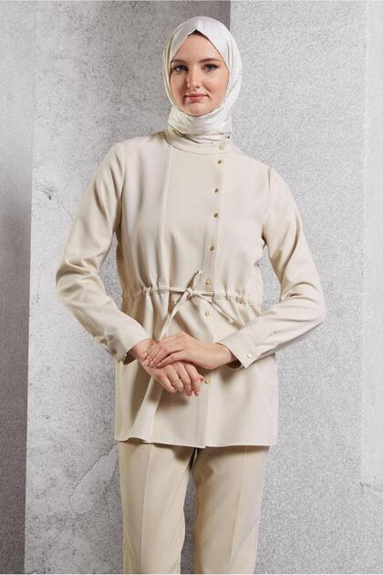 Laced Detailed Tunic 45147