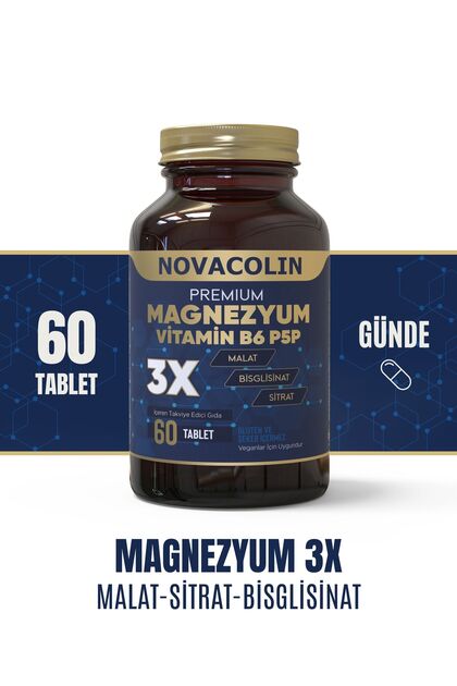 NOVACOLIN Magnezyum 3X 60 Tablet - Fiyatı, Yorumları