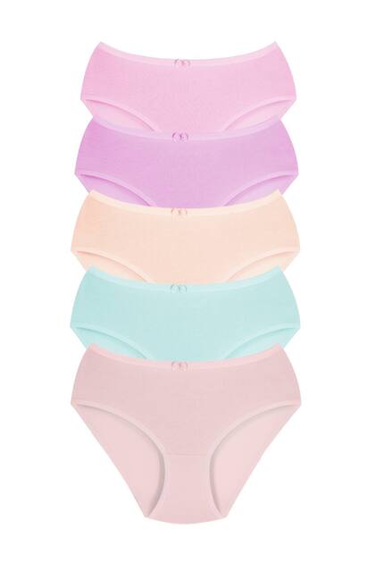 022 Girl's Basic Mix 5-Piece Panties Pack 022-v1