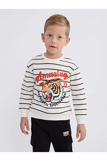 Vizyon New Season Crew Neck Baby Boy Sweatshirt