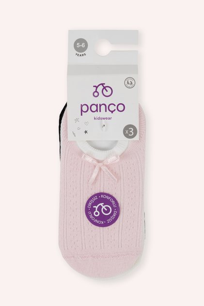 Girl's Ribbon Ballerina Socks
