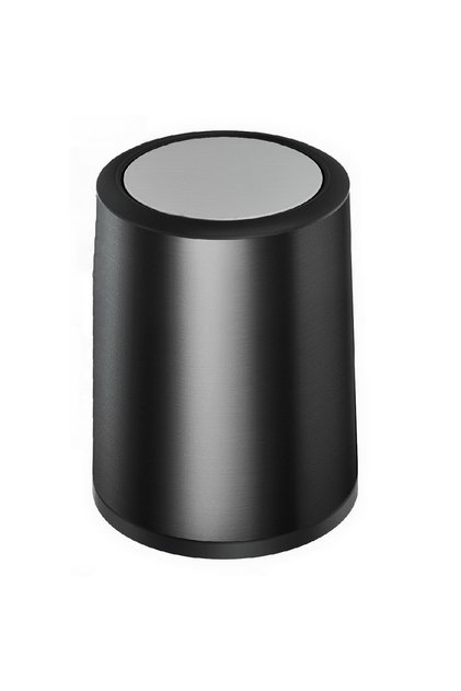 Coș de gunoi cu capac batant, negru, SMH9033A, 9L