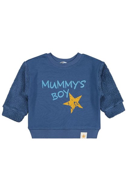 Mummys Boy Printed 2-5 Years Old Sweatshirt - Blue