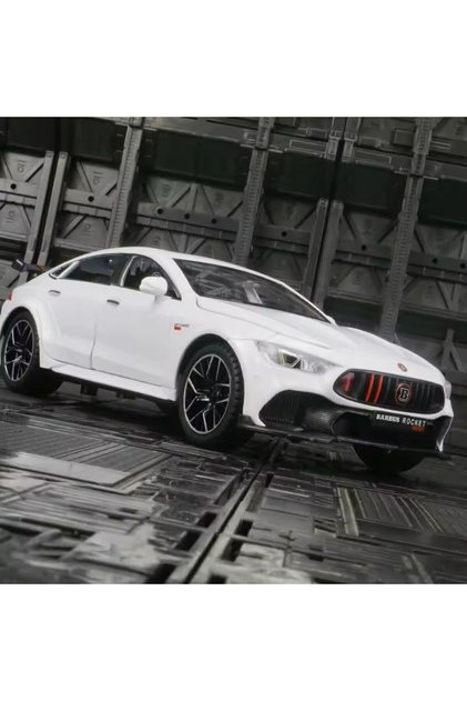 1:24 Brabus Rocket 900 Diecast Model Car Mercedes Amg Gtr White Diecast Model Car Brabus