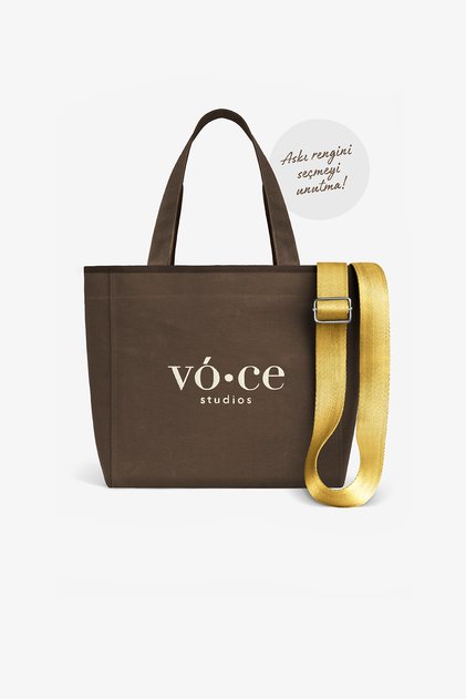 Canvas Brown Large Bag