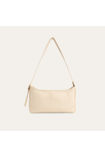 Women's Black Baguette Shoulder Bag