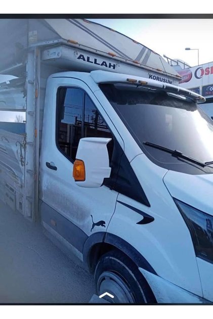 Transit 2014-2025 arası beyaz yarasa ayna kapağı ABS kaliteli ürün