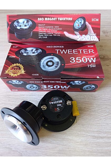 NS AUDIO 350 W NEOMİDYUM MIKNATIS 8CM DOME TWEETER 3.2