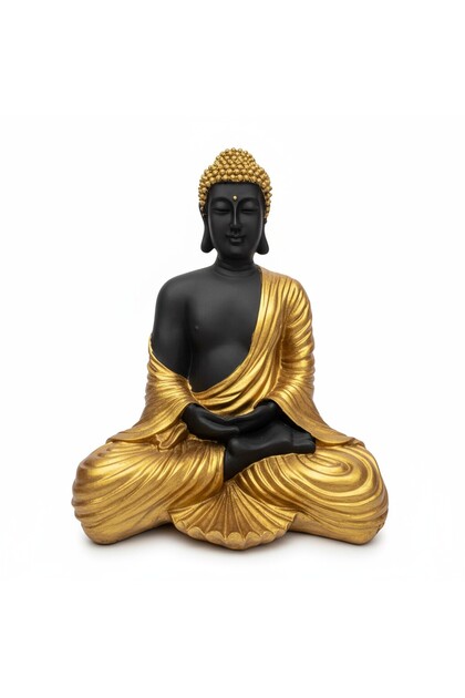 Oturan Buda Heykeli Büyük Boy 40x31cm meditasyon anneler günü hediyesi
