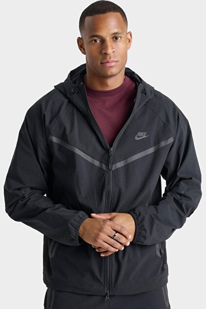 Nike Tech Woven Windrunner Fz Men's Loose Fit Anthracite Color