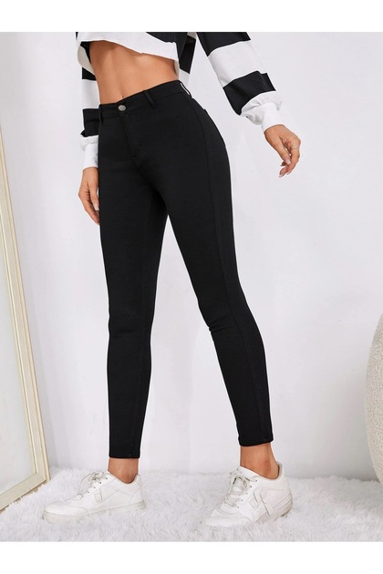 Marimar Dar Paça Yüksek Bel Extra Rahat Skinny Jeans