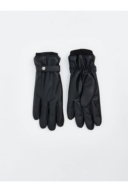 Vizyon New Season Leather Look Men's Gloves