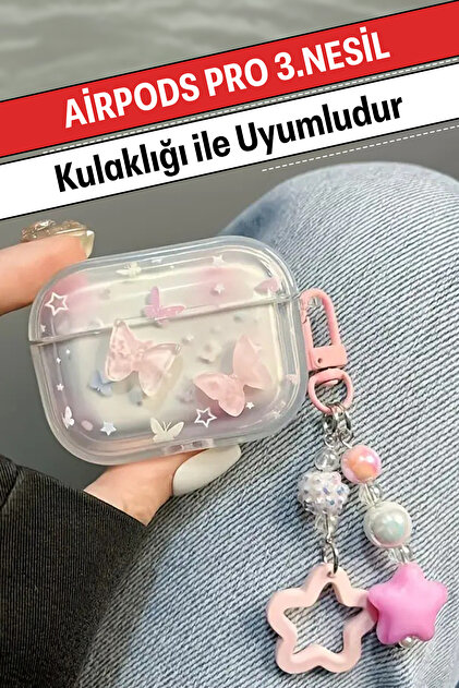 WANNA PROTECT AirPods Pro 3.Nesil Uyumlu Darbe Emici Kancalı