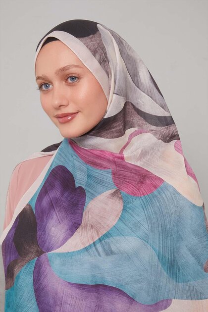 Mink Flower Pattern Sport Shawl