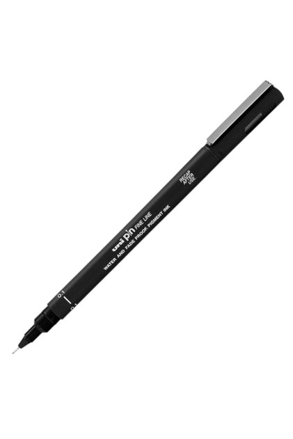 Uniball Pin (0.1) Fine Line Acrylic Tip Pen Blue