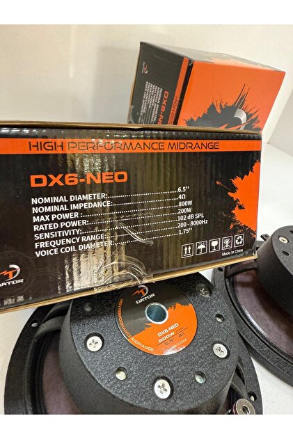 Dator DX6-NEO 16CM 200RMS 800W - Fiyatı, Yorumları