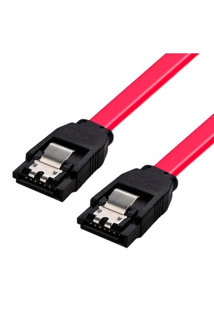 Cablu de date SATA 3, SATA 3 (M) la SATA 3 (M), cleme metalice, 50 cm