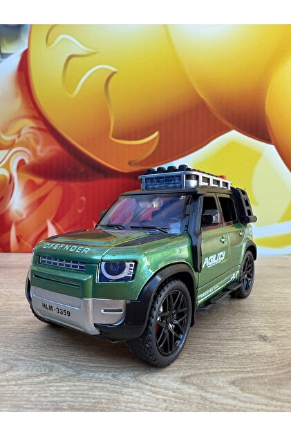 【新品１点のみ】LAND ROVER キャンプグッズ➕ミニチュアセット scntoys Land Rover Defender Arazi Aracı Işıklı Müzikli Lüks Jeep